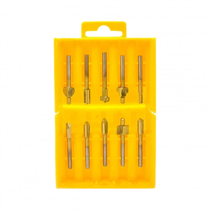 10 Parça Mini Freze Uç Seti