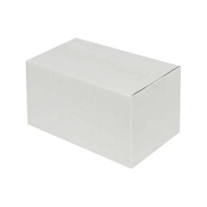 10x6x5cm Tek Oluklu Koli - Beyaz