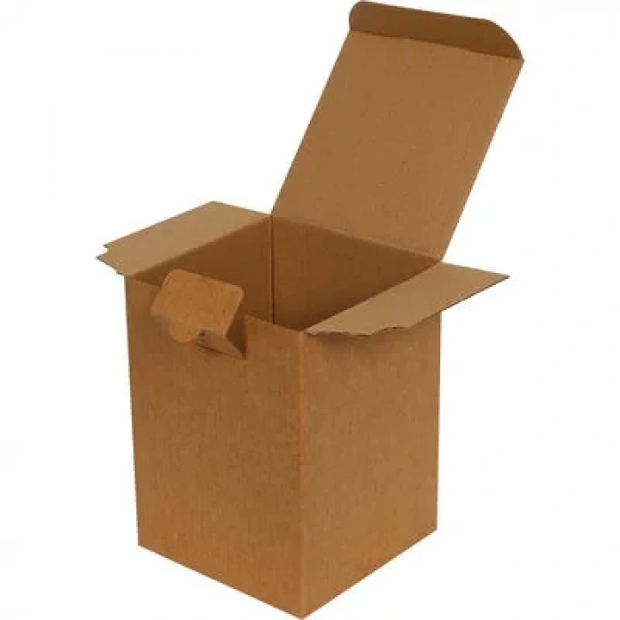 12x12x16cm Kilitli Kutu - Kraft