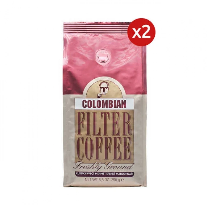 2 Adet Mehmet Efendi Colombian Filter Coffee 250gr