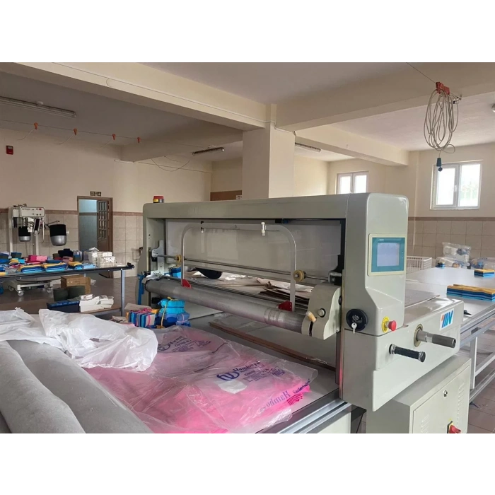 2. El Özbilim P2 Otomatik Tüp Kumaş Serim Makinesi + 8 Metre Masa