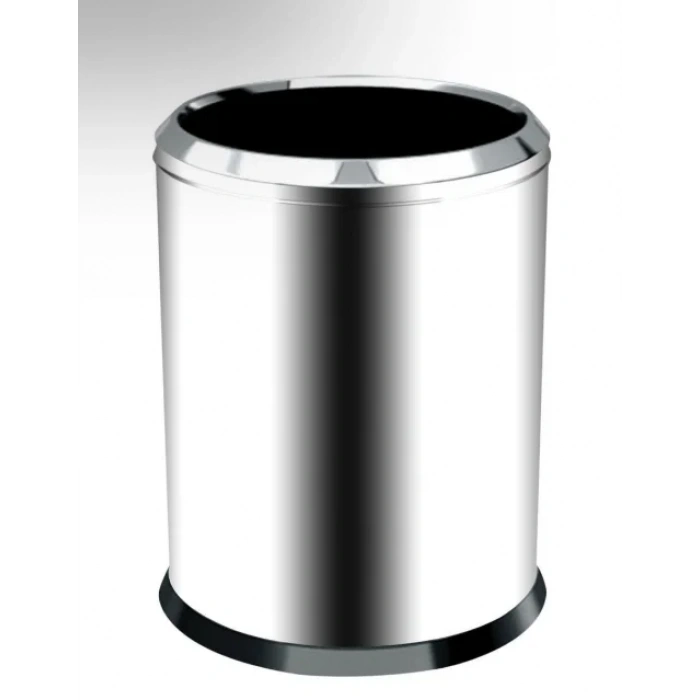 20 Lt Çemberli Çöp Kovası Paslanmaz(1 Adet)