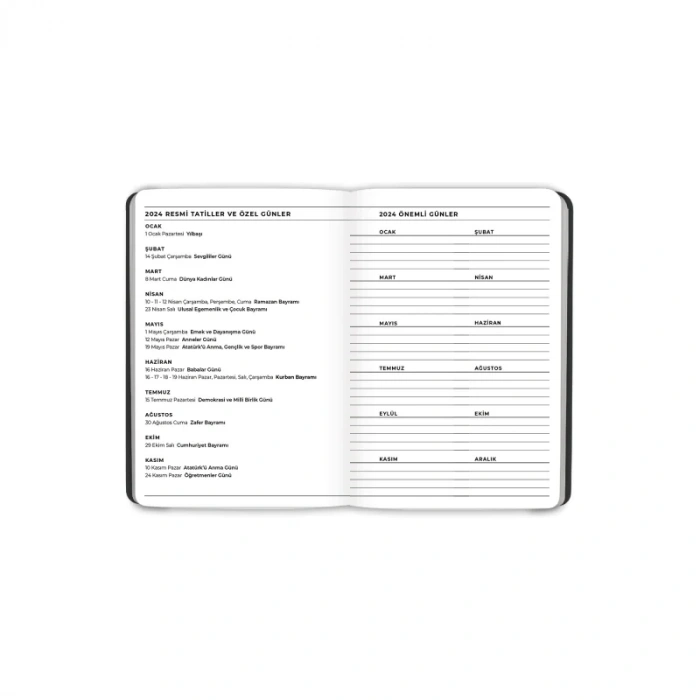 2024 AJANDA KESKİN PRONOTE GÜNLÜK AJANDA 9x14 LACİVERT (830442)