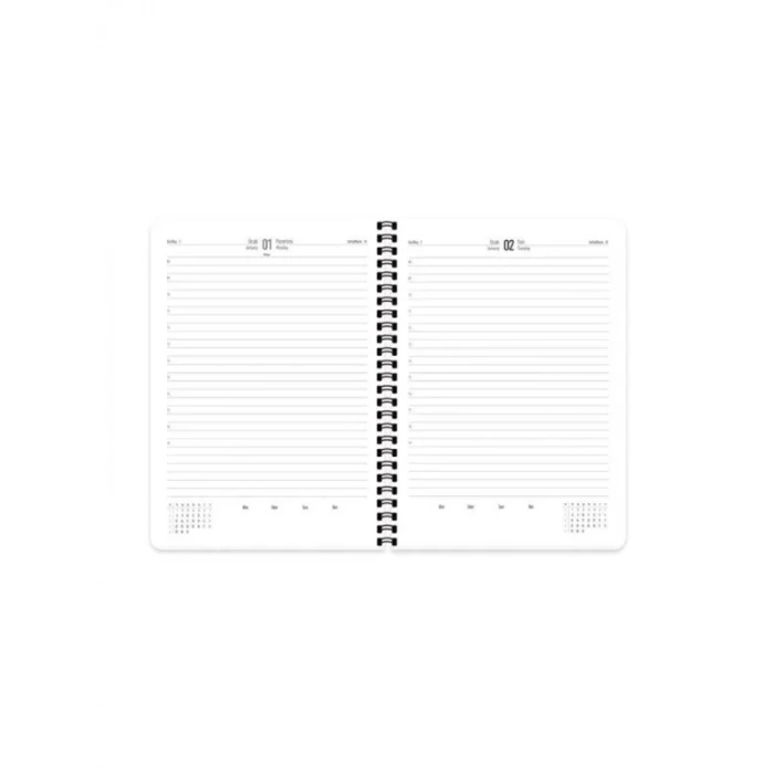 2024 AJANDA KESKİN SPİRALLİ SERT KAPAK GÜNLÜK AJANDA 17x24 ATATÜRK CUMHURBAŞKANI (830364-99)