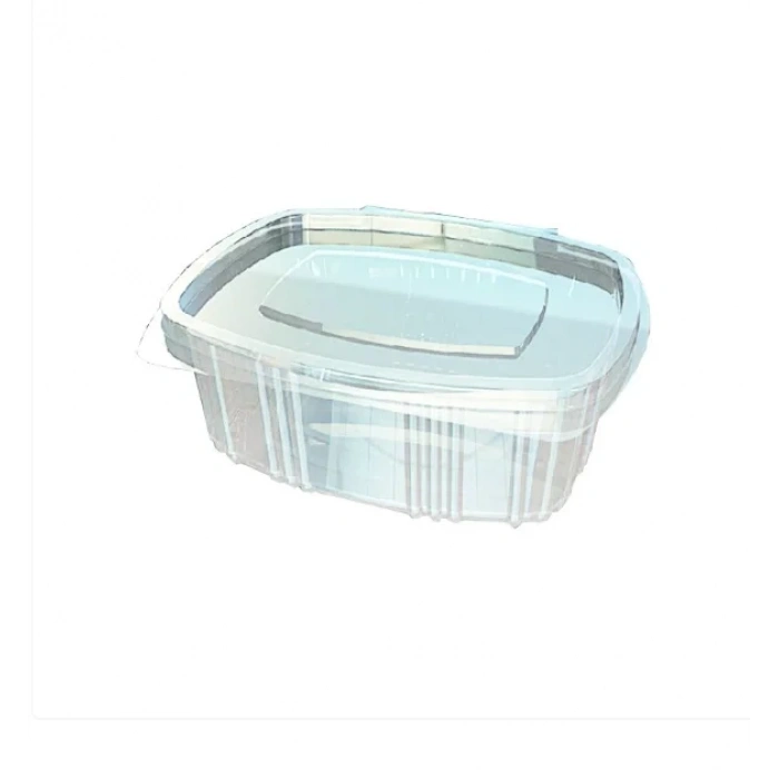 250 cc Oval Düz Kapak Sızdırmaz Kap - V62 ( 100 Adet )