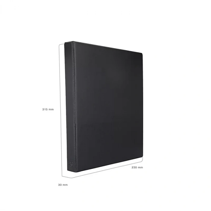2k 227 Siyah A4 3 Cm 4 Halkalı Pvc Klasör