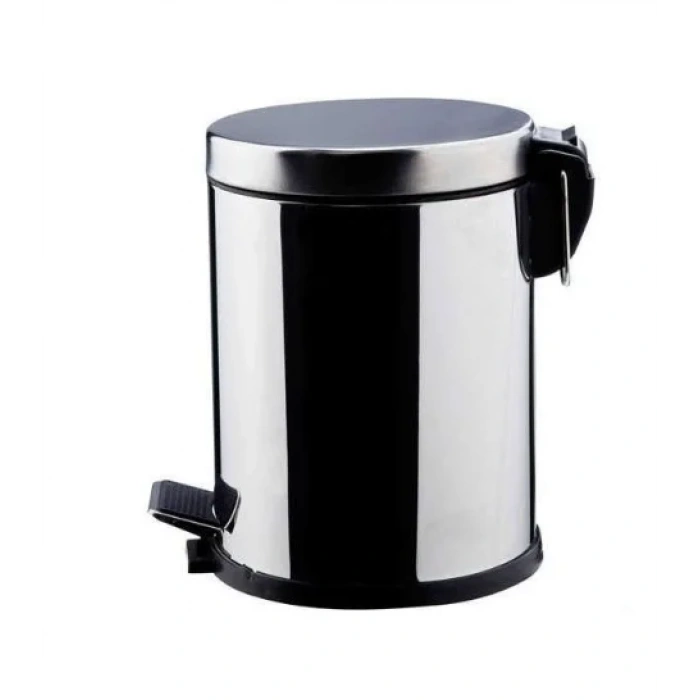 3 Lt Pedallı Çöp Kovası Paslanmaz ( 1 Adet )