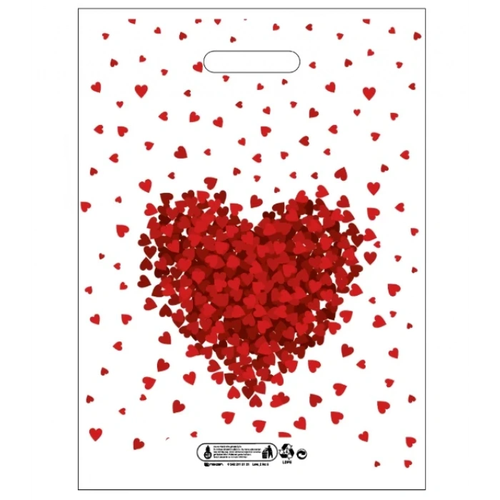 33x45 Çok Renkli Takviyeli Poşet(1000 Adet)