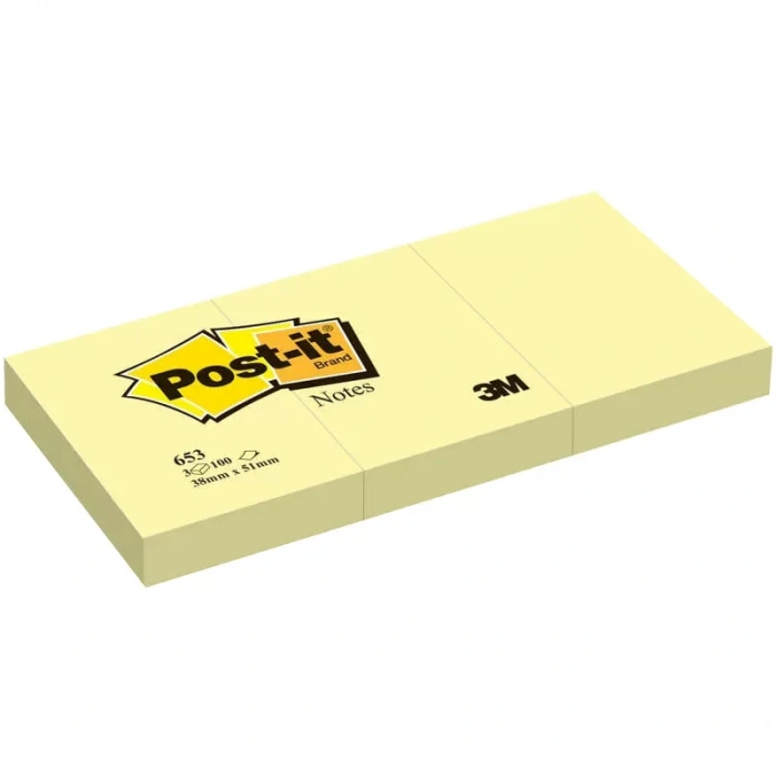 3m Postit Kod:653 38mmx51mm