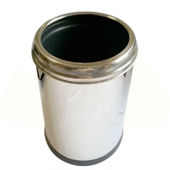 5 Lt Çemberli Çöp Kovası Paslanmaz (1 Adet)