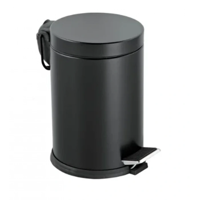 5 Lt Pedallı Çöp Kovası Siyah ( 1 Adet )