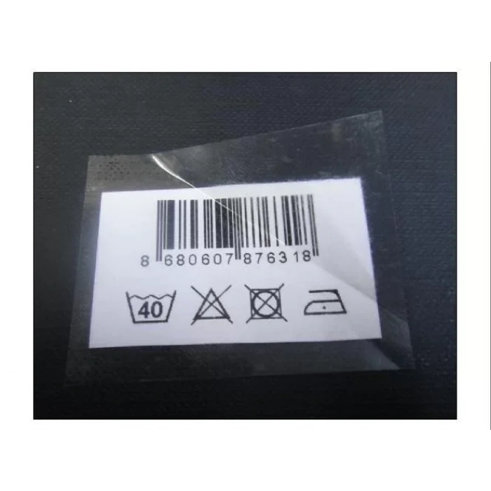 50x75 Pvc Şeffaf Etiket 750 Li Sarım