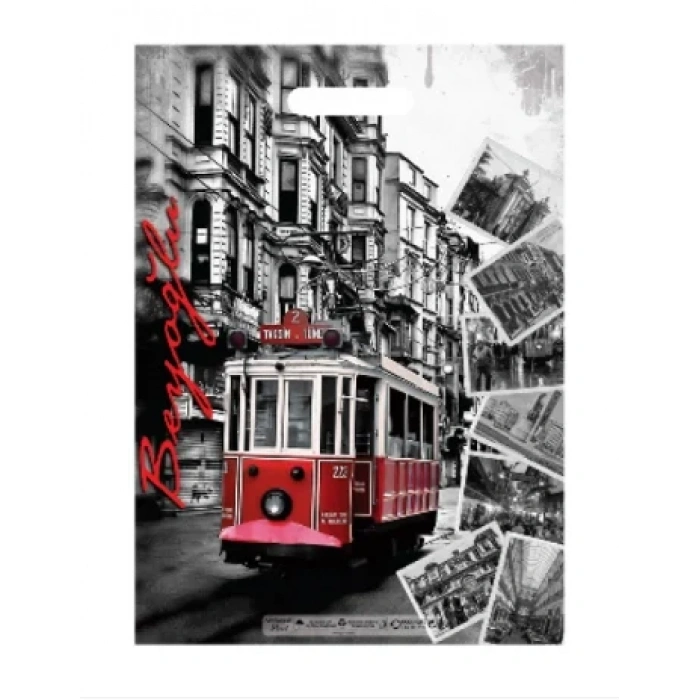 60x70 Çok Renkli Takviyeli Poşet (500 Adet)