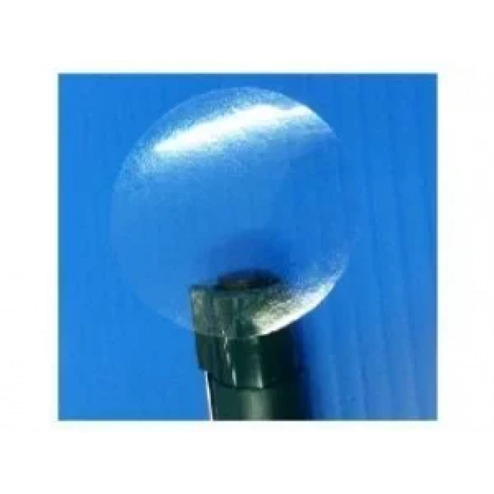 75 Mm Pvc Şeffaf Yuvarlak Etiket 500 Lü Sarım