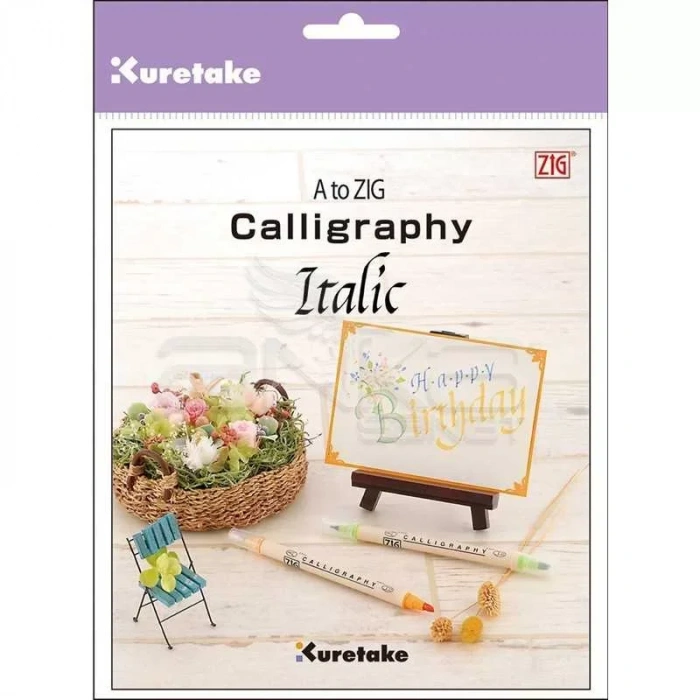 A To Zig Calligraphy İtalik Yazı Kaligrafi Kitabı