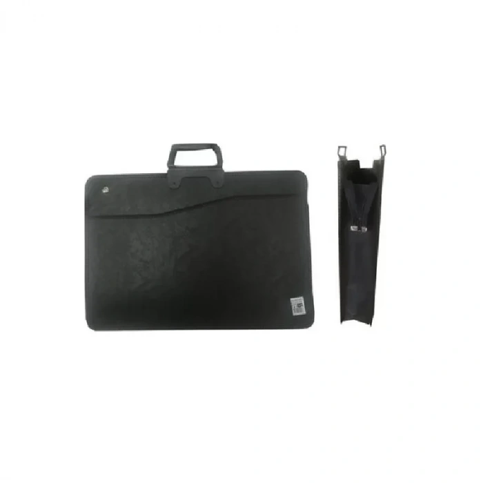 ABKA ART COLLEGE 55x75 KÖRÜKLÜ PROJE ÇANTASI SİYAH