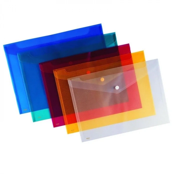 Abka Çıtçıtlı Evrak Dosyası A4 Şeffaf (01.001)