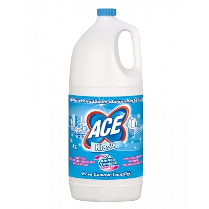 Ace Klasik Çamaşır Suyu (4 Litre)