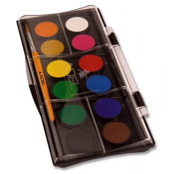 ADEL 12 RENK KÜÇÜK BOY SULU BOYA 24mm 933001