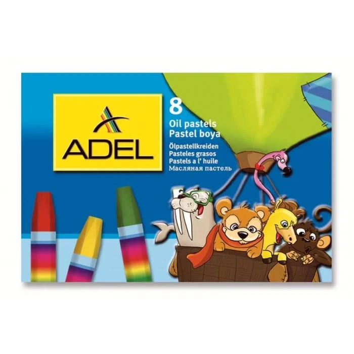 ADEL 8 RENK PASTEL BOYA 817002