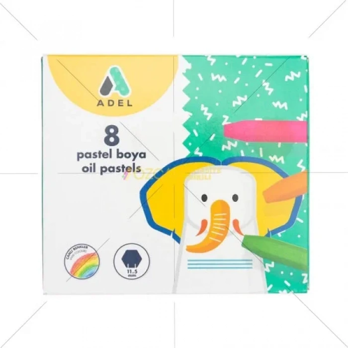Adel 8 Renk Pastel Boya 817002