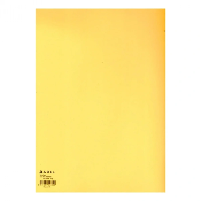 Adel Fon Kartonu 160gr 50x70cm Sarı