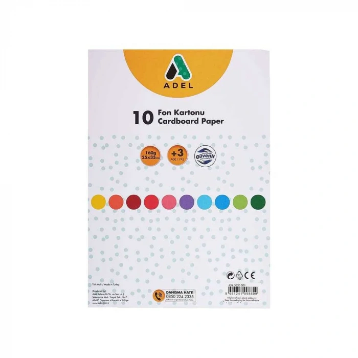 Adel Fon Kartonu 25x35 cm 10lu
