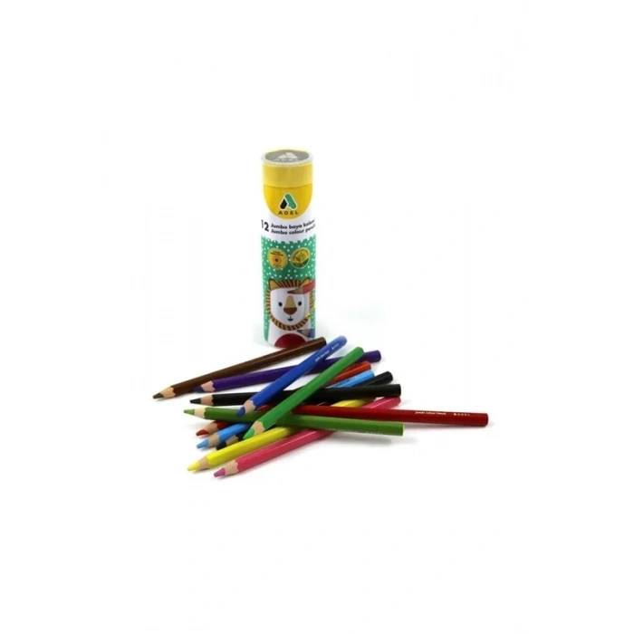 ADEL HEXA JUMBO KURU BOYA TAM BOY 12 RENK (510001)