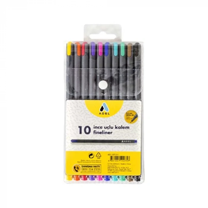 Adel Prime Ink 10’Lu Klasik Fineliner