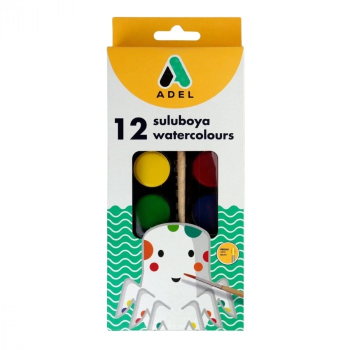 Adel Sulu Boya Seti 12li 30mm