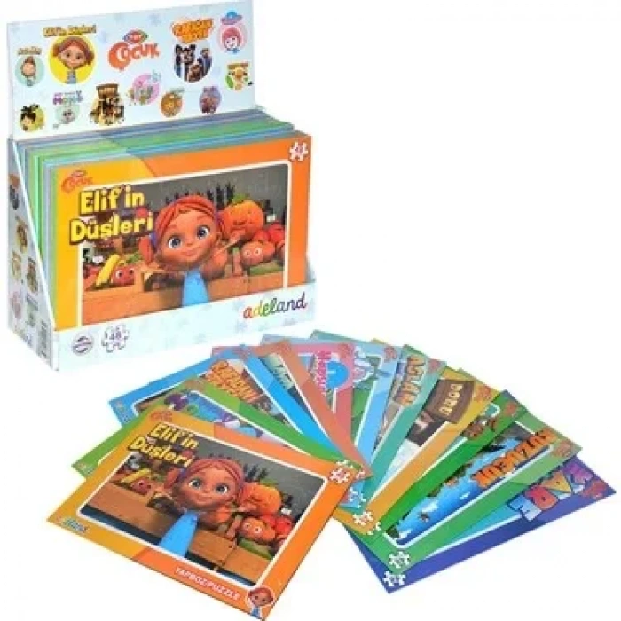 Adel Trt Çocuk Frame Puzzle 48 Parça 000518