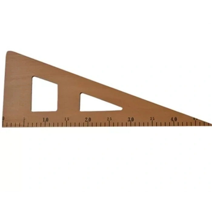 Ahşap Büyük Gönye Riga Cetvel