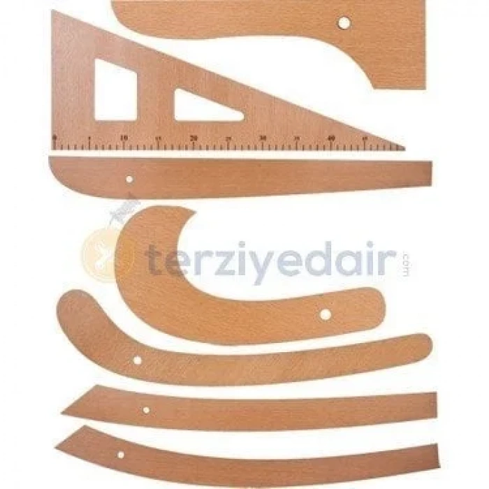 Ahşap Riga Seti 7 Parça