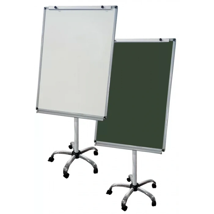 Akyazı 0023-1 Mobil Tek Taraflı Flipchart Laminat Yazı Tahtası 70x100 Renkli (siyah Veya Yeşil)