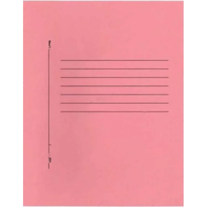 Alemdar Pembe Telli Tam Kapaklı Lüks Karton Dosya