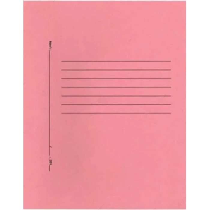 Alemdar Pembe Telli Tam Kapaklı Lüks Karton Dosya