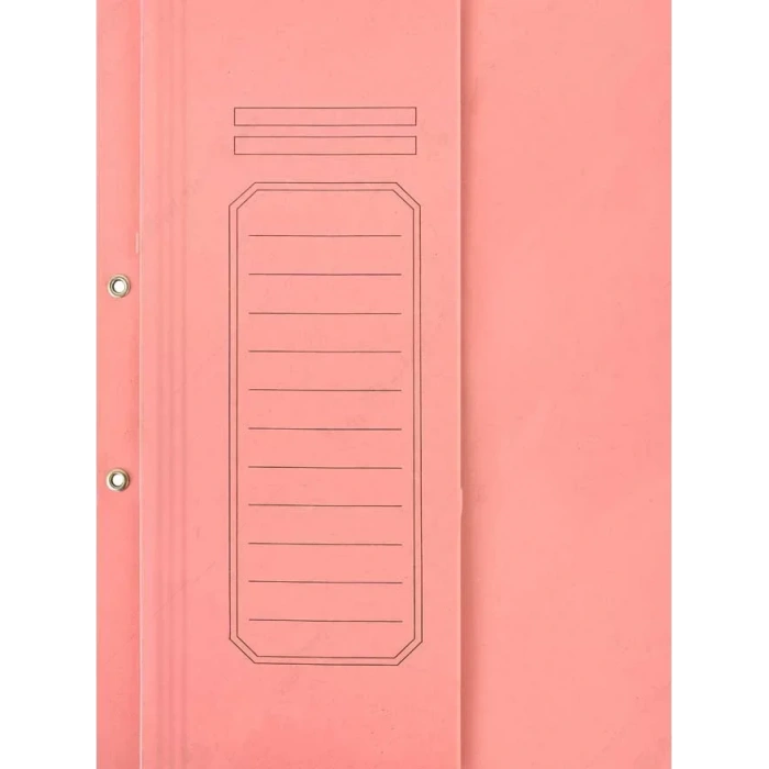 Alemdar Pembe Telli Yarım Kapaklı Lüks Karton Dosya