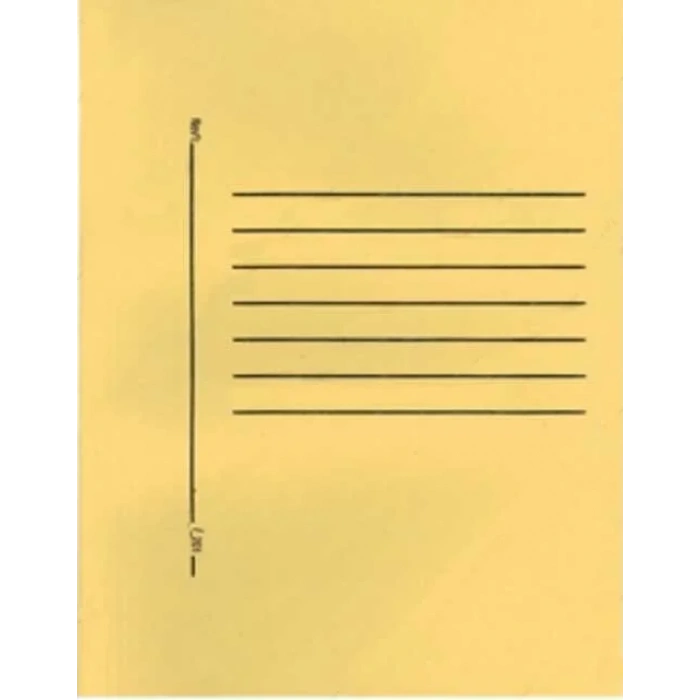 Alemdar Sarı Telli Tam Kapaklı Lüks Karton Dosya