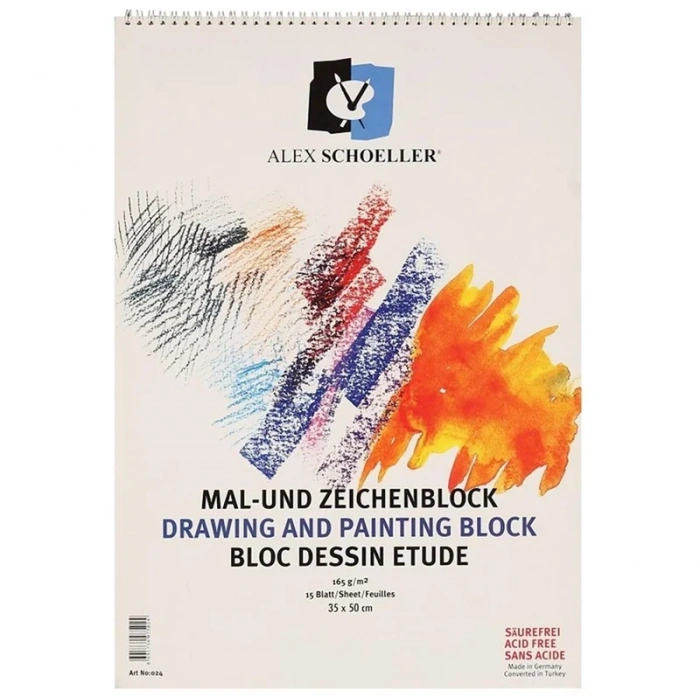 ALEX RESİM DEFTERİ 35x50 15 YAPRAK 165gr (165.35)