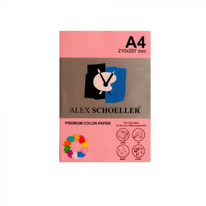 Alex Schoeller Fotokopi Kağıdı Renkli A4 500lü 570 Pembe