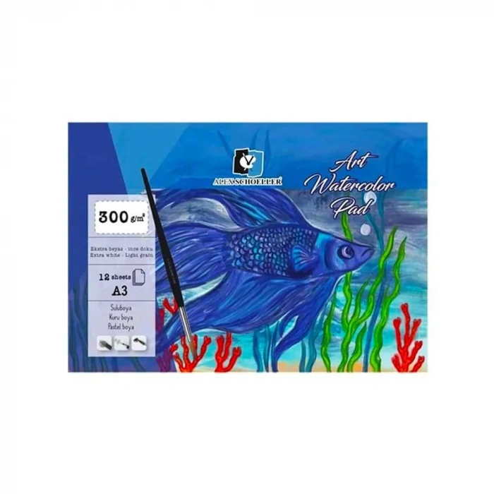 Alex Schoeller Sulu Boya Defteri Art A3 300 gr