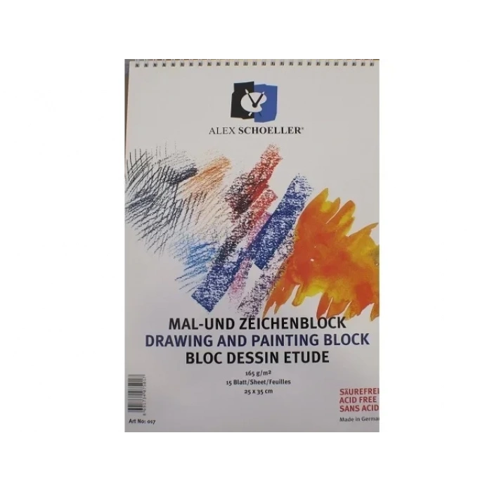 Alex Schoeller Teknik Çizim ve Resim Defteri 165 gr 35x50 cm