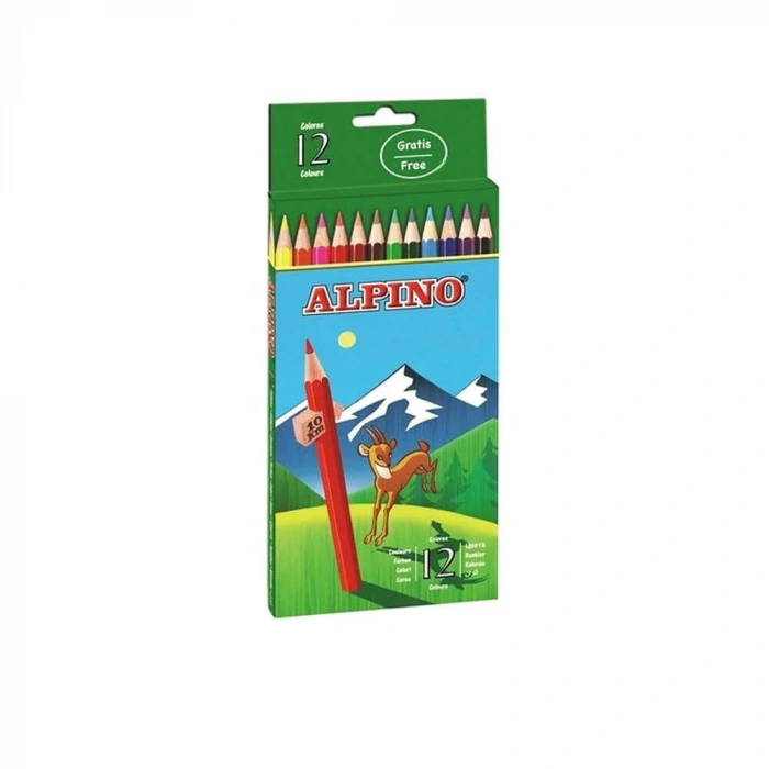 Alpino Kuru Boya Uzun 12li