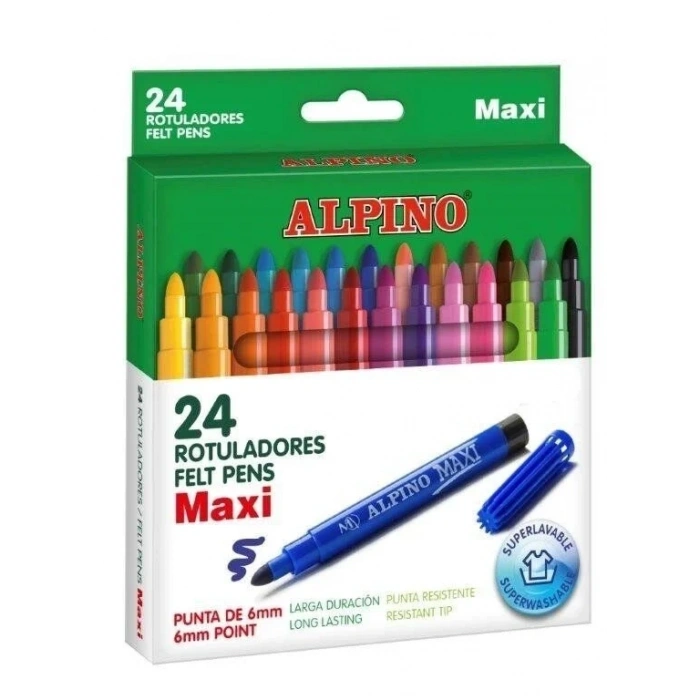 Alpino Maxi Keçeli Boya Kalemi 24 Renk