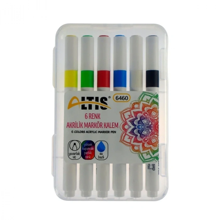 Altis Akrilik Marker Kalem Seti 6lı