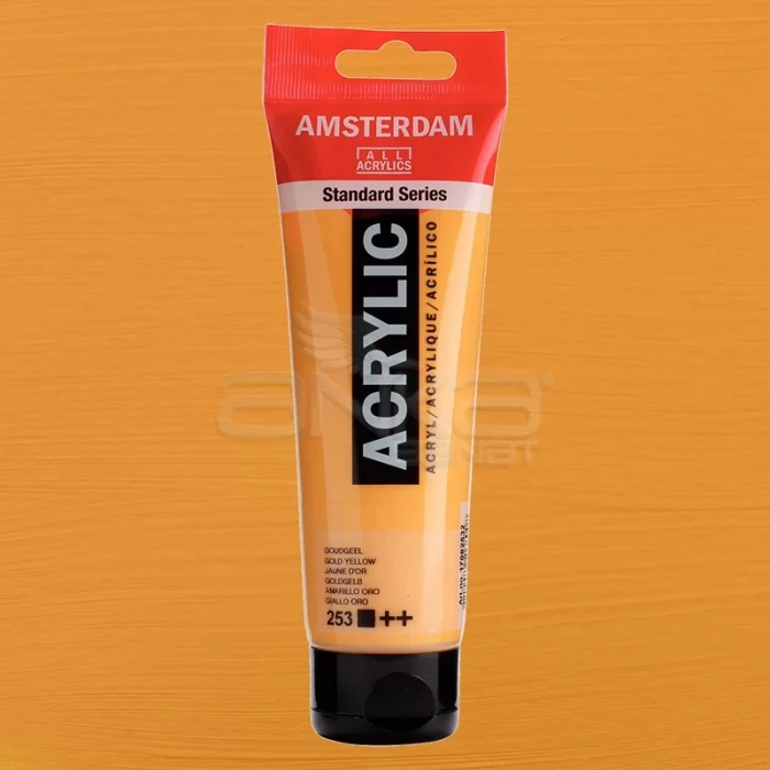 Amsterdam Akrilik Boya 120ml 253 Gold Yellow