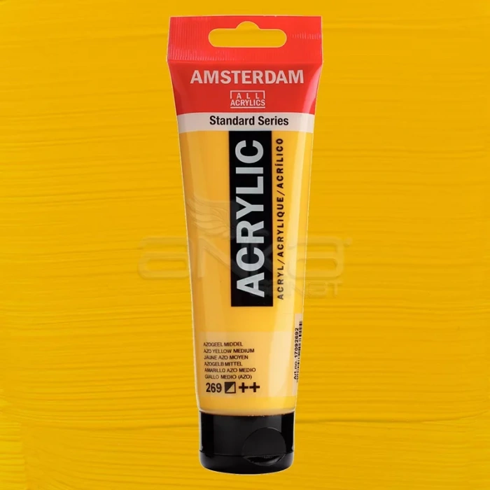 Amsterdam Akrilik Boya 120ml 269 Azo Yellow Medium