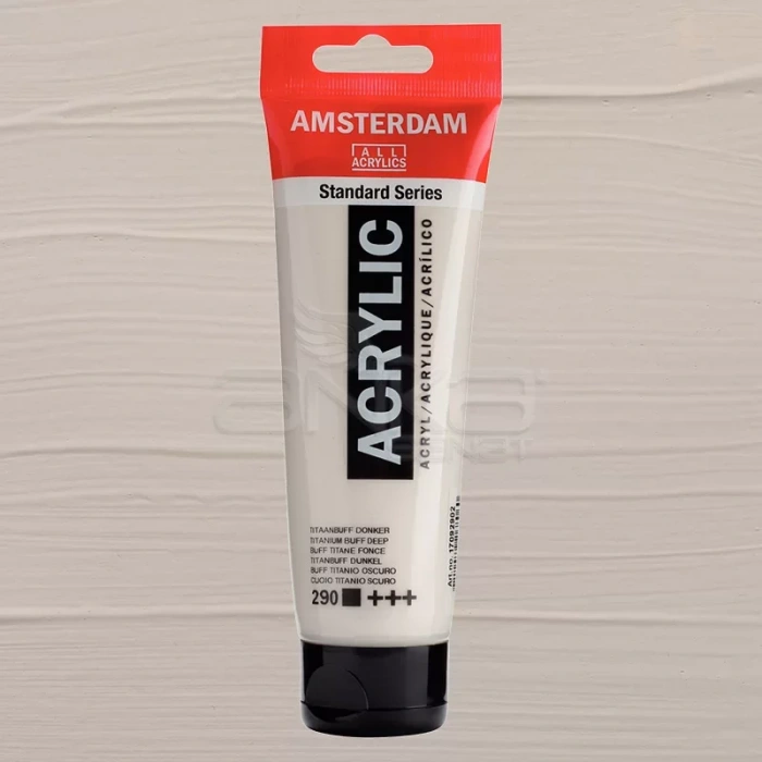 Amsterdam Akrilik Boya 120ml 290 Titanium Buff Deep