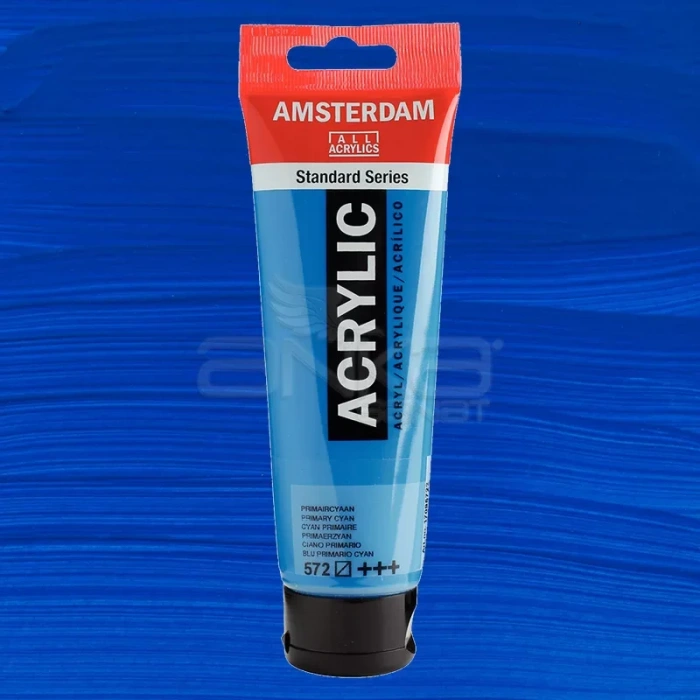 Amsterdam Akrilik Boya 120ml 572 Primary Cyan