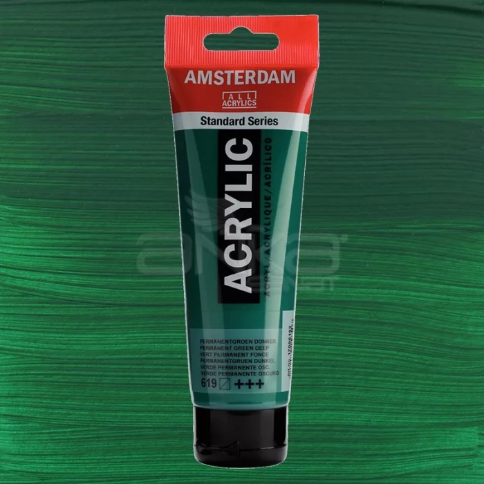 Amsterdam Akrilik Boya 120ml 619 Permanent Green. Deep